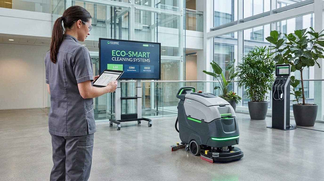 Autonome Scheuersaugmaschine